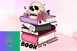 books are my valentine books skeleton