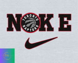 Nike Toronto Raptors Svg, Stitch Nike Embroidery Effect, NBA Logo, Basketball Svg, NBA, Nike Nba Design 01