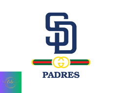 San Diego Padres PNG, Gucci MLB PNG, Baseball Team PNG, MLB Teams PNG , MLB Logo Design 30
