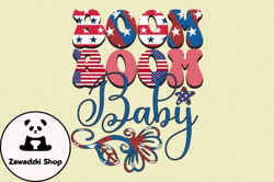 boom boom baby 4th of july sublimation design 134