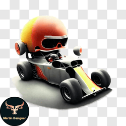 cartoon race car in motion png design 180