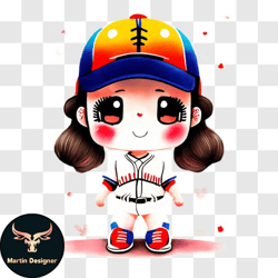 cartoon baseball player in batting stance png