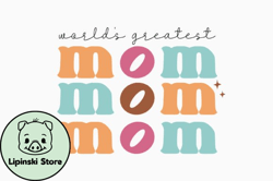 worlds greatest mom retro mothers day design 346