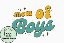 retro boy mom svg mothers day mom of boy design 416