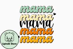 cool retro mom life svg mothers day design 419