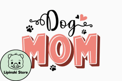 retro mothers day quote svg dog mom design 440