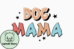 retro dogs mama quote svg dog lover design21