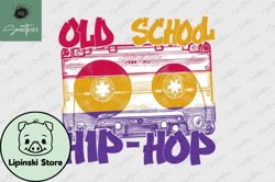 old school hip hop 80s 90s cassette png design 32