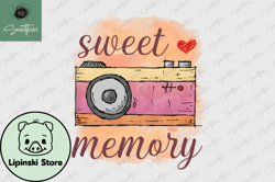 sweet memory photography vintage png design 40