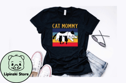 vintage retro cat mommy design design 91