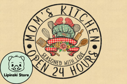 funny moms kitchen sublimation png design 110