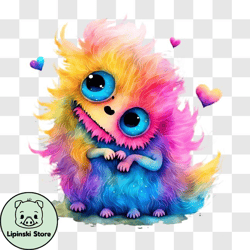 Colorful Monster Illustration for Artistic Expression PNG Design 250