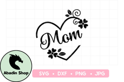 heart mom gift design 146