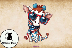 patriotic hamster clipart 4th of july design 18