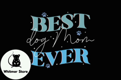 best dog mom ever retro mothers day svg design06