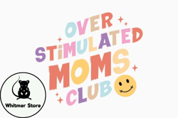 retro mothers day quote svg moms club design15