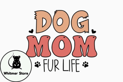 retro mothers day dog svg dog lover mom design25
