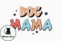 retro dogs mama quote svg dog lover design21