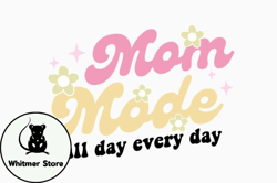 mom mode retro mothers day quotes svg design27