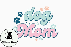 dog mom retro dog quote svg  designdesign26