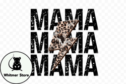 mama leopard lightning png design204