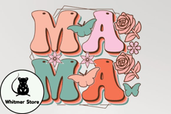 ma ma mothers day svg sublimation shirt design231