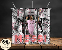 lionel  messi tumbler wrap ,messi skinny tumbler wrap png, design by nash designer 01