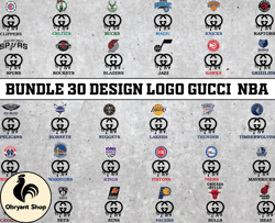 bundle 30 design logo gucci nba, nba logo,nba logo team,nba png,nba tumbler, nba design 09