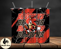 cleveland browns tumbler wrap, sonic tumbler wraps,  nfl logo tumbler,nfl teams, nfl sports design, design by obryant sh