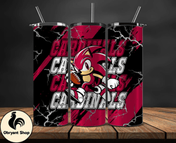 arizona cardinals tumbler wrap, sonic tumbler wraps,  nfl logo tumbler,nfl teams, nfl sports design, design by obryant s