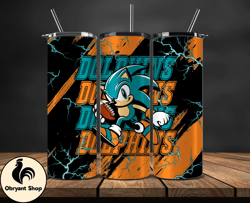 miami dolphins tumbler wrap, sonic tumbler wraps,  nfl logo tumbler,nfl teams, nfl sports design, design by obryant shop