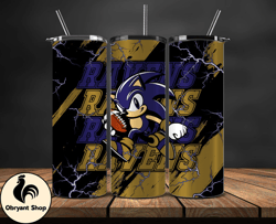 baltimore ravens tumbler wrap, sonic tumbler wraps,  nfl logo tumbler,nfl teams, nfl sports design, design by obryant sh