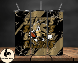 new orleans saints tumbler wrap, sonic tumbler wraps,  nfl logo tumbler,nfl teams, nfl sports design, design by obryant