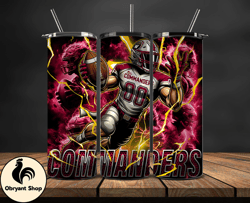 washington commanders tumbler wrap glow, nfl logo tumbler png, nfl design png, design by obryant shop-32