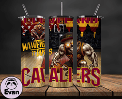 cleveland 20oz skinny tumbler wrap, basketball design,nba teams,nba sports,nba tumbler wrap,nba ds-23