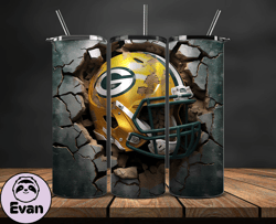 green bay packers tumbler wrap, nfl logo tumbler png, nfl design png-109