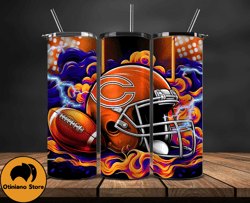 chicago bears tumbler wraps, ,nfl teams, nfl sports, nfl design png, design by evan store 6