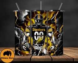 pittsburgh steelers tumbler wraps, logo nfl football teams png,  nfl sports logos, nfl tumbler png design byevan 27