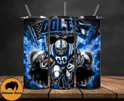 indianapolis colts fire tumbler wraps, ,nfl png,nfl teams, nfl sports, nfl design png, design byevan 14