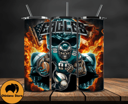 philadelphia eagles fire tumbler wraps, ,nfl png,nfl teams, nfl sports, nfl design png, design byevan 26