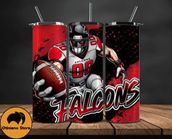 atlanta falcons tumbler wrap, nfl teams,nfl logo football, logo tumbler png, design by phuong store 02