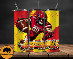 arizona cardinals tumbler wrap, nfl teams,nfl logo football, logo tumbler png, design by phuong store 01