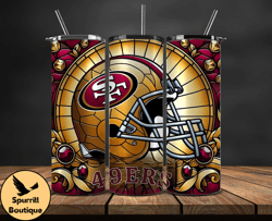 san francisco 49ers logo nfl, football teams png, nfl tumbler wraps png design 72