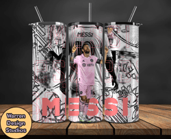 lionel  messi tumbler wrap ,messi skinny tumbler wrap png, design byspurrill boutique 01