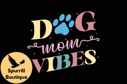 dog mom vibes retro mothers day svg design04