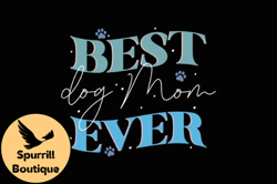 best dog mom ever retro mothers day svg design06