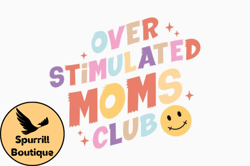 retro mothers day quote svg moms club design15