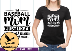 im baseball mom just like a normal mom design 46