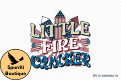 4th of july png  little firecracker png design 02