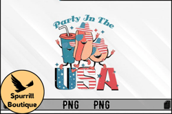 4th of july retro png sublimation design 14